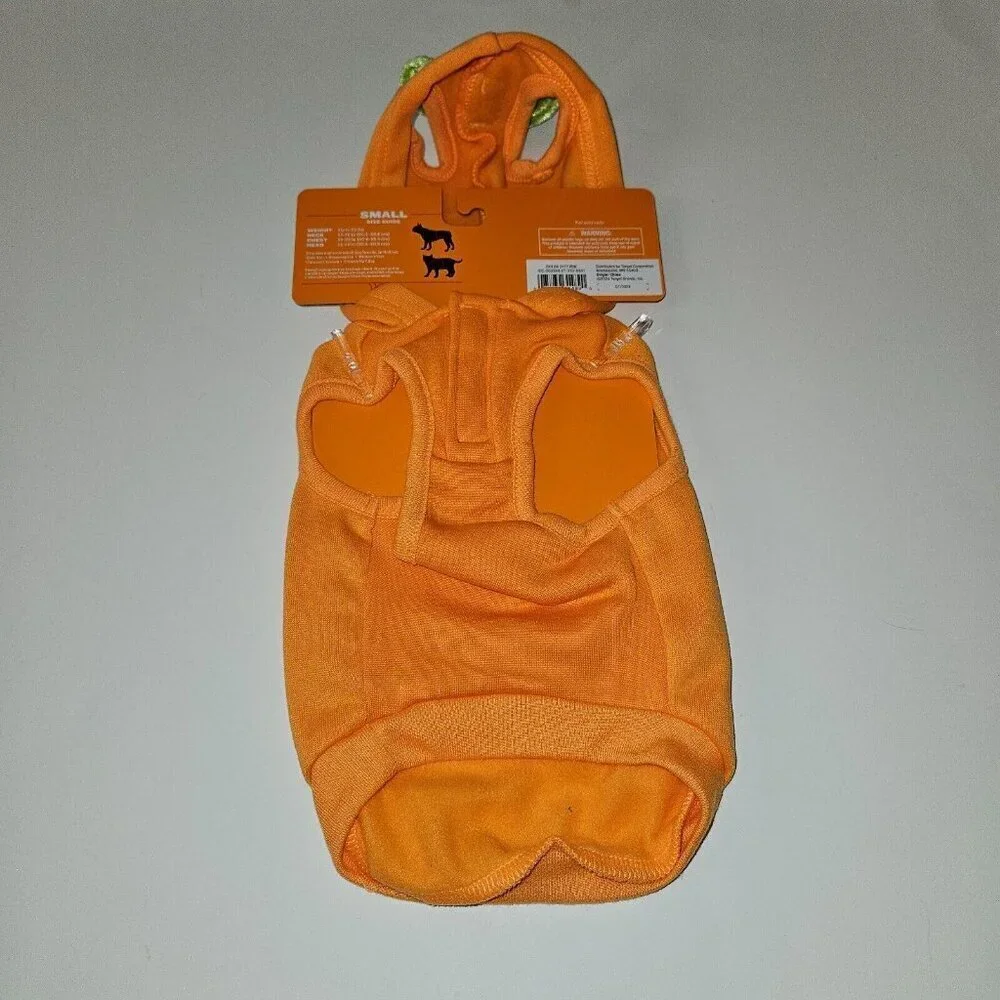 NEW Reflective Jack-O Lantern Cat Dog Pet Halloween Costume Small (Up to 20 lbs)